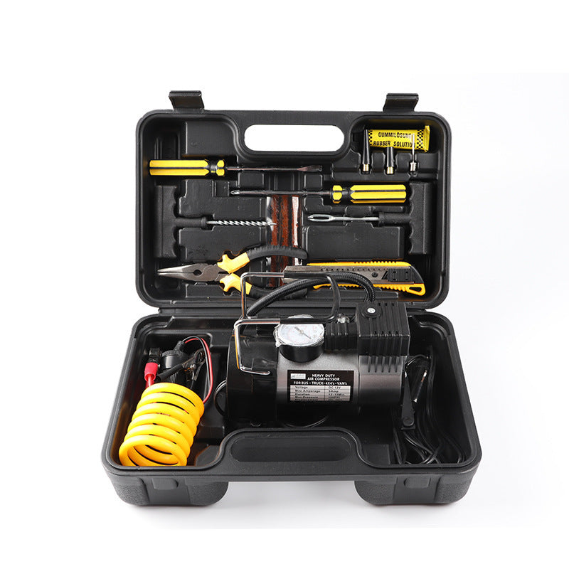 Multifunctional Tire Electric Car Tire Repair Kit Tool Box