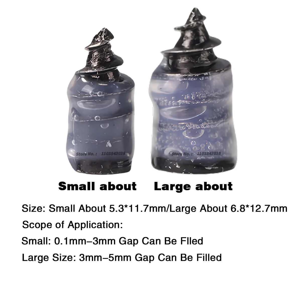 10-100PCS Universal Vacuum Car Tyre Repair Rubber Nail for Car Motorcycle Scooter Tubeless Tire Repair Kit Glue Free Tire Nails