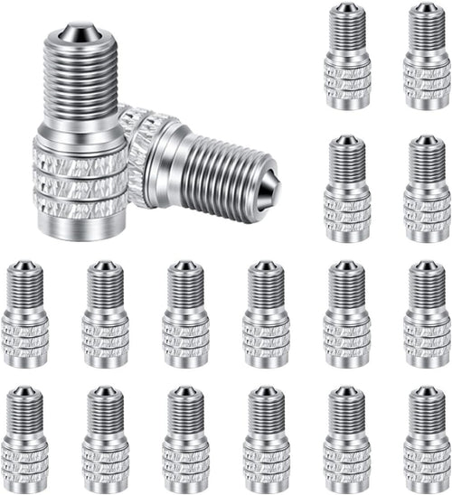 20 Pcs Double Seal Metal Valve Stem Caps for High Pressure Truck Car RV Semi