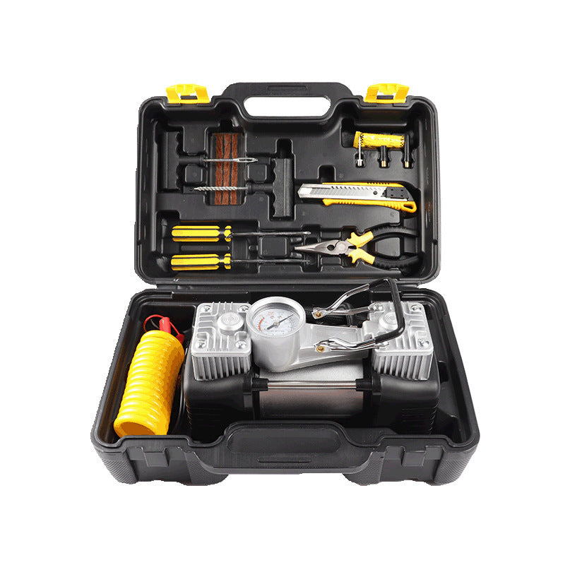 Multifunctional Tire Electric Car Tire Repair Kit Tool Box