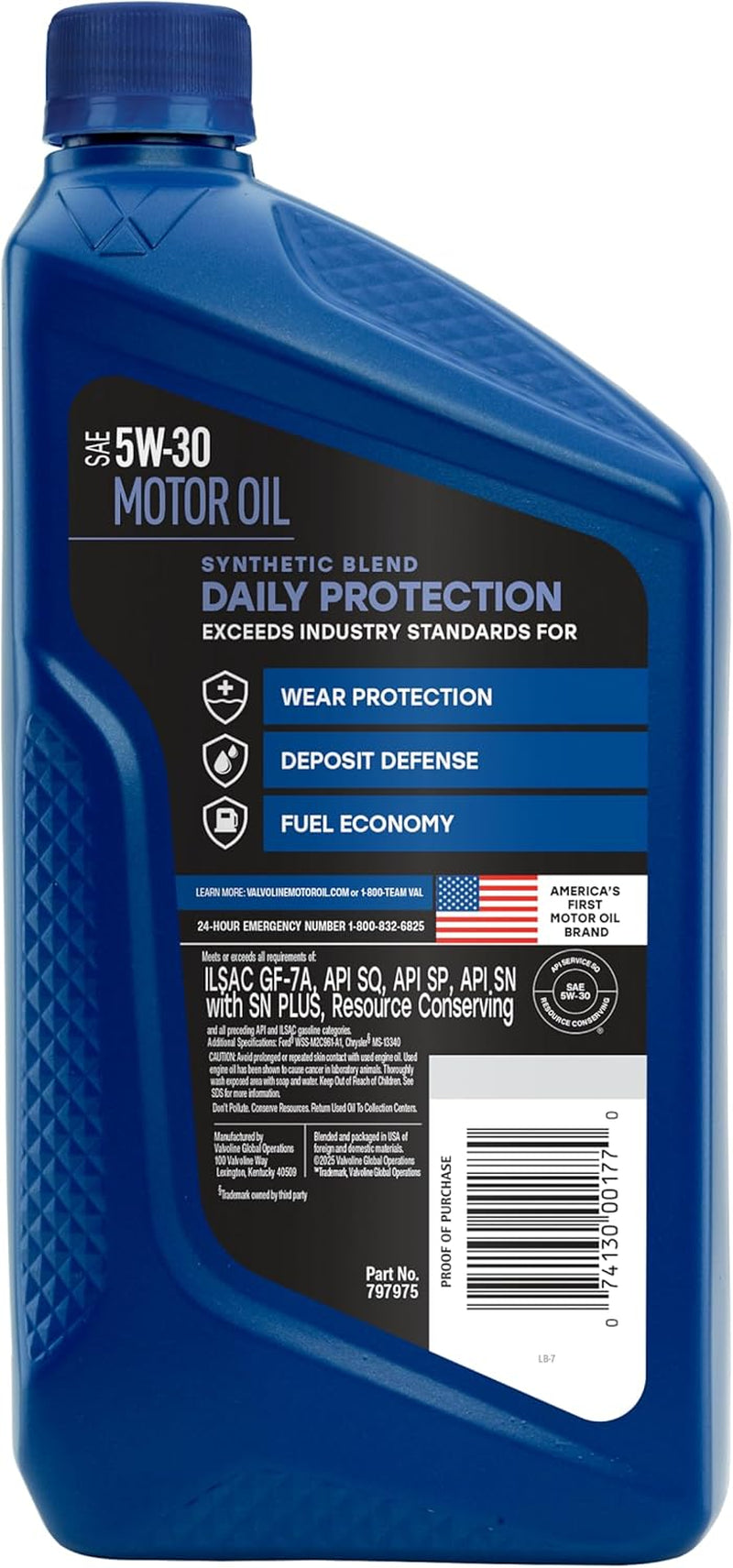 Daily Protection 5W-30 Synthetic Blend Motor Oil 1 Quart