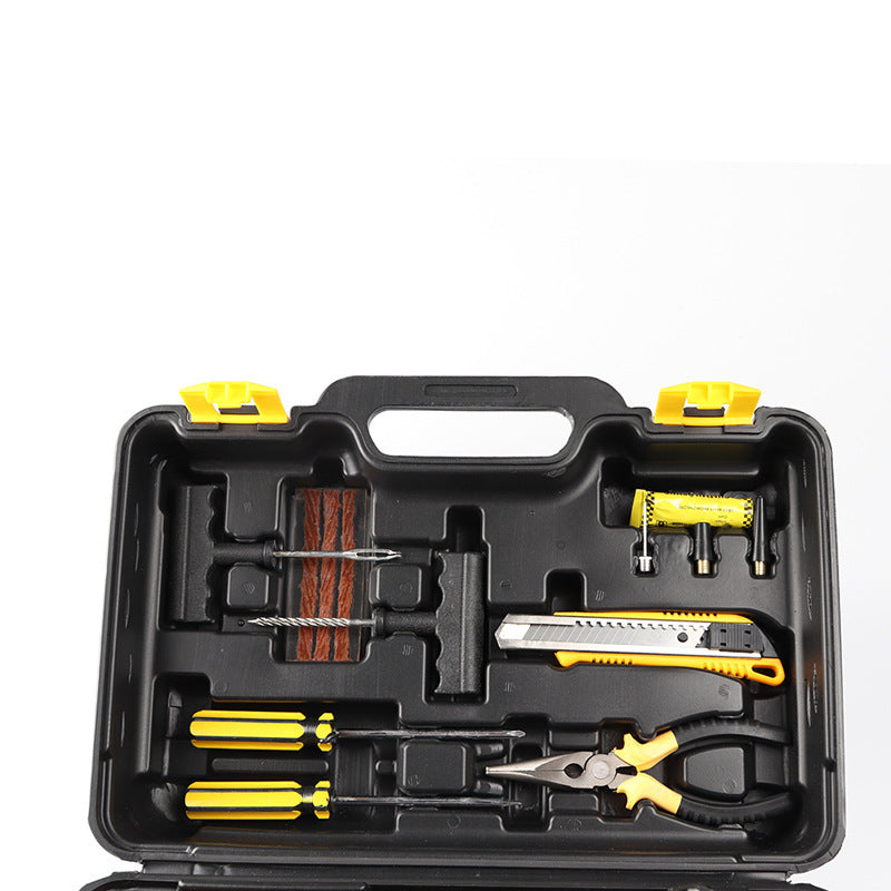 Multifunctional Tire Electric Car Tire Repair Kit Tool Box