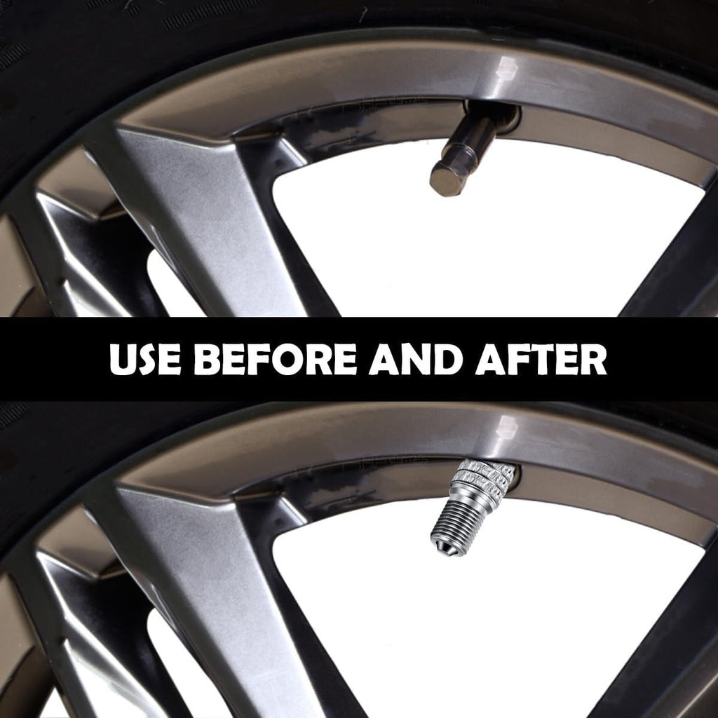 20 Pcs Double Seal Metal Valve Stem Caps for High Pressure Truck Car RV Semi